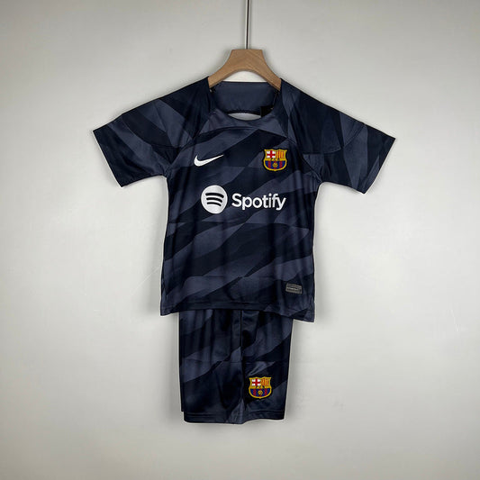 23/24 Kids GoalKeeper Barcelona Black (3E86)